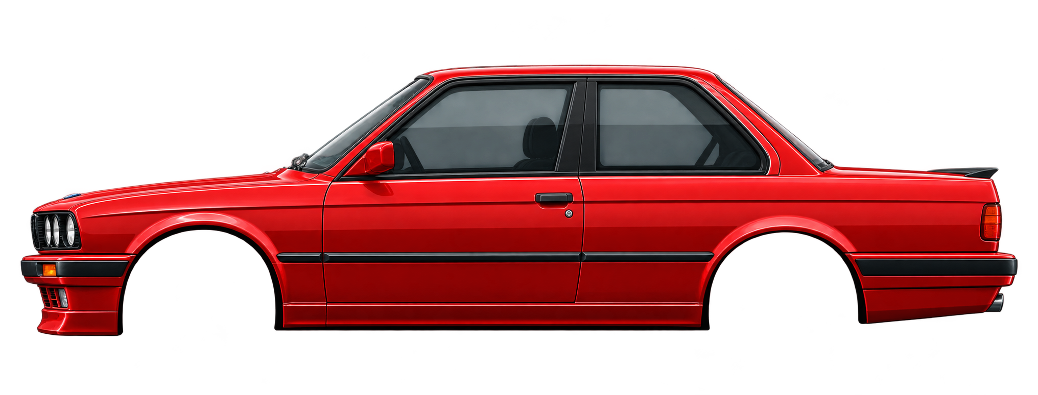Red BMW E30